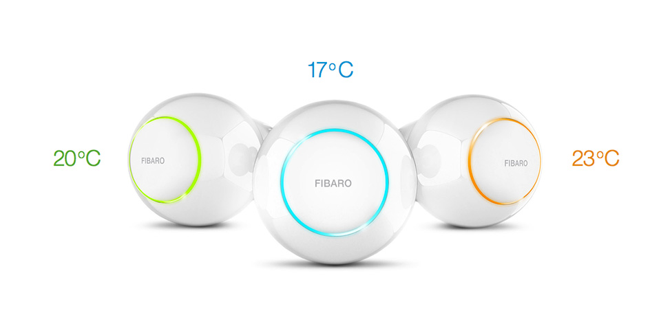 FIBARO - Couleurs thermostat