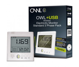 Compteur d'énergie OWL+USB CM160 installation triphasée - OWL