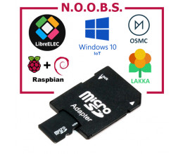 Carte Micro SD 8Go avec NOOBS pour Raspberry Pi (avec adaptateur)