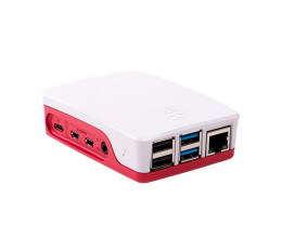 Boîtier Officiel Rouge et Blanc pour Raspberry Pi 4 - Raspberry