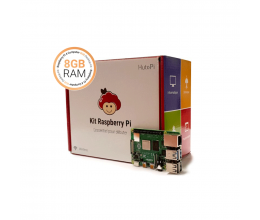 Kit de démarrage Starter Raspberry Pi 4 version 8 GO avec boîtier, carte et connectiques - RASPBERRY