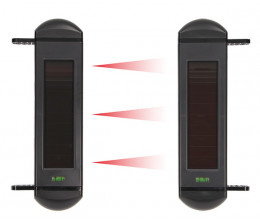 Barrière infrarouge RF avec alimentation solaire 3 canaux gamme SolarAlarm - Wizelec