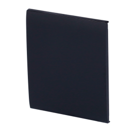 Plaque de finition tactile noire pour la gamme LightSwitch installation centrale - Ajax