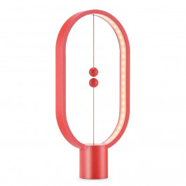 Lampe LED Heng en plastique rouge avec interrupteur magnétique et USB-C - Allocacoc