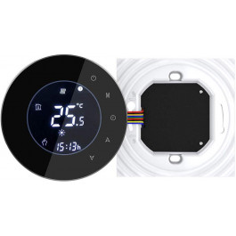 Thermostat connecté compatible Alexa et Google Home couleur noir - BECA