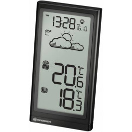 Station météo avec thermomètre et grand écran LCD - Bresser