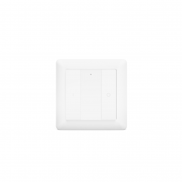 Télécommande murale blanche sans fil Z-Wave à deux boutons - HeatIt