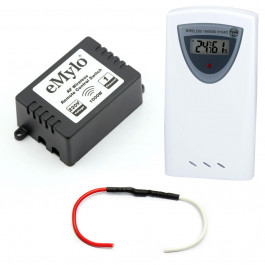 Kit de gestion de chauffage fil pilote 433 Mhz compatible RFXcom avec sonde de température