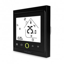 Thermostat connecté Zigbee pour plancher chauffant 16A noir - MOES