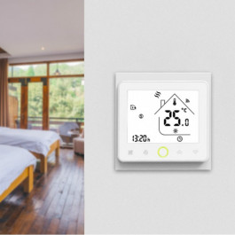 Thermostat connecté Zigbee pour plancher chauffant 16A - MOES