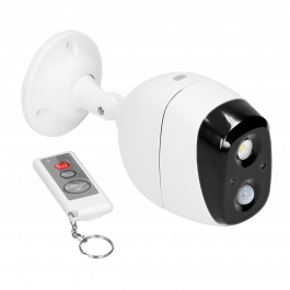 Mini alarme sans fil avec détecteur de mouvement PIR, sirène et télécommande - ORNO