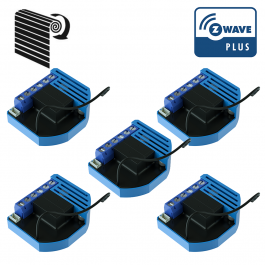 Pack de 5 modules Volets Roulants Z-Wave Plus encastrables - QUBINO