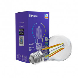 Ampoule connectée WiFi à filament LED format E27 - Sonoff