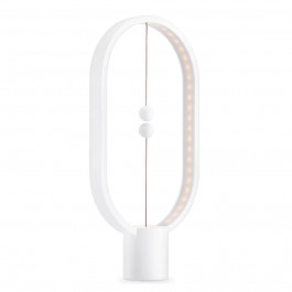 Lampe LED Heng en plastique blanc avec interrupteur magnétique et USB-C - Allocacoc