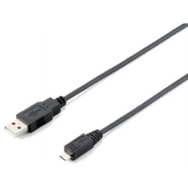 Câble USB 2.0, USB-A mâle - USB Micro B mâle - 1.8m