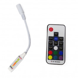 Mini Contrôleur Ruban LED RGB 12V avec télécommande RF433MHz - Wizelec