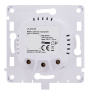 Interrupteur tactile double ON/OFF sans neutre pour éclairage ou appareil électrique - Ajax Systems