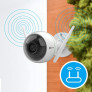Caméra Surveillance Wifi Extérieure, Caméra ip wifi Extérieur avec 30m Vision Nocturne C3WN - EZVIZ