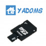 Carte Micro SD 8Go (adaptateur inclus) avec système YADOMS pré-installé