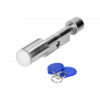 Cylindre de sécurité serrure à double bouton 35x35 mm Mifare 13.56 MHz IP65 - ORNO