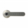 Poignée de porte connectée grise avec clavier et lecteur biométrique - Orno