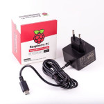 Alimentation Officielle Noire 15.3W USB-C pour Raspberry Pi 4 - Raspberry