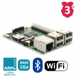 Raspberry Pi 3 modèle B MicroSD WiFi et Bluetooth