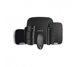 Kit d'alarme professionnelle Ethernet et GPRS avec clavier version noire - Ajax Systems