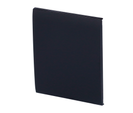 Plaque de finition tactile noire pour la gamme LightSwitch installation centrale - Ajax