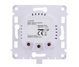 Interrupteur tactile Va et vient ON/OFF sans neutre pour éclairage ou appareil électrique - Ajax Systems