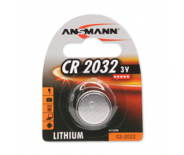 Pile bouton lithium CR2032 3 V - Ansmann