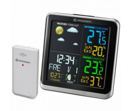 Station météo avec écran couleur, thermomètre et hygromètre - Bresser
