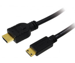 Câble HDMI vers mini HDMI mâle/mâle 1,50m