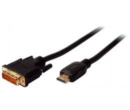 Convertisseur câble HDMI vers DVI-D 24+1 longueur 1 m