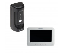 Pack Interphone vidéo Ethernet et Écran 7" - Hikvision