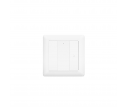 Télécommande murale blanche sans fil Z-Wave à deux boutons - HeatIt