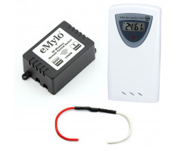 Kit de gestion de chauffage fil pilote 433 Mhz compatible RFXcom avec sonde de température