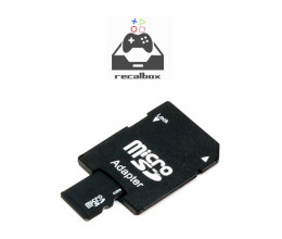 Carte Micro SD 32Go (adaptateur inclus) avec Recalbox Raspberry PI 3 pré-installé