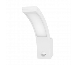 Lampe led design PIRYT IP54 avec détecteur de mouvement couleur blanc - Orno