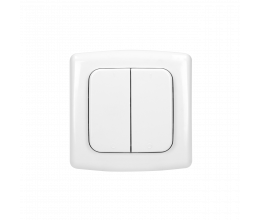 Télécommande murale 2 canaux sans fil compatible Orno Smart Home - Orno