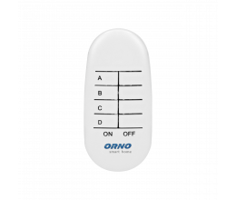 Télécommande 4 canaux sans fil pour prises Orno Smart Home - Orno