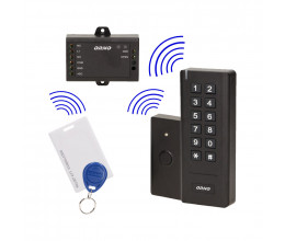 Digicode sans fil avec lecteur RFID, relais et bouton - ORNO