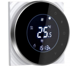 [RECONDITIONNÉ] Thermostat connecté compatible Alexa et Google Home couleur noir - BECA