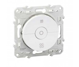 Interrupteur 3 boutons pour VMC couleur blanc gamme ODACE - Schneider