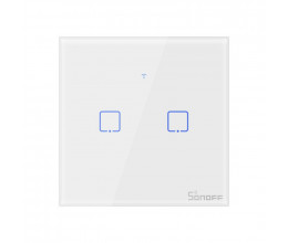 Double interrupteur tactile WiFi compatible eWelink - SonOff