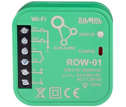 Module 1 relais 5A encastrable WiFi  gamme Supla - Zamel
