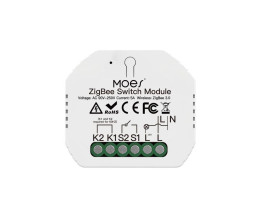 Micromodule ZigBee interrupteur d'éclairage sans neutre compatible Tuya - Qcontrol